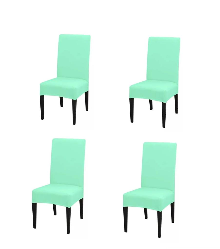 Fundas para silla de comedor elásticas Verde Menta - Protectores para  Muebles