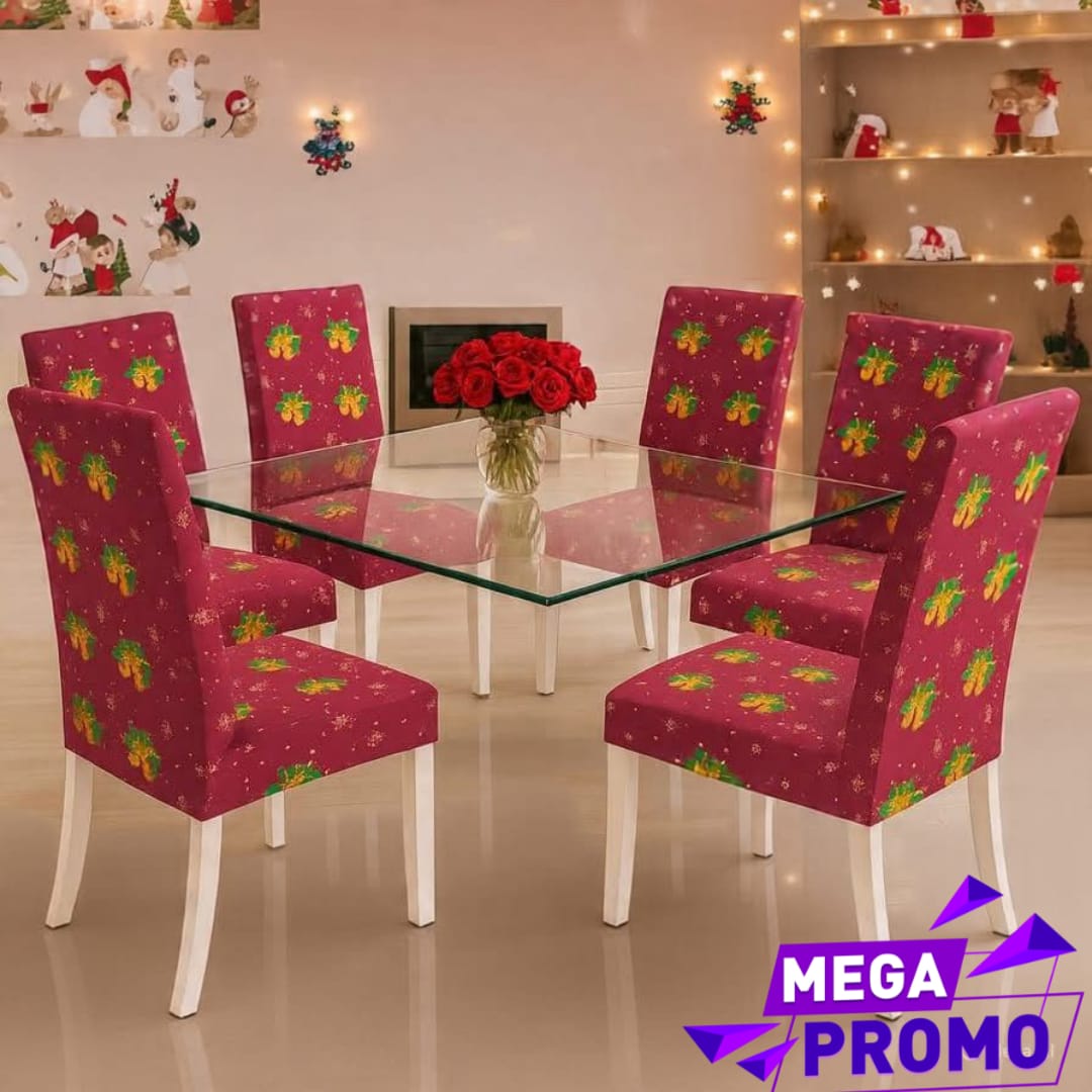 OFERTA EN FUNDAS PARA SILLAS EDICION NAVIDAD🎄🎄🦌🎅 GRATIS CENTRO DE MESA