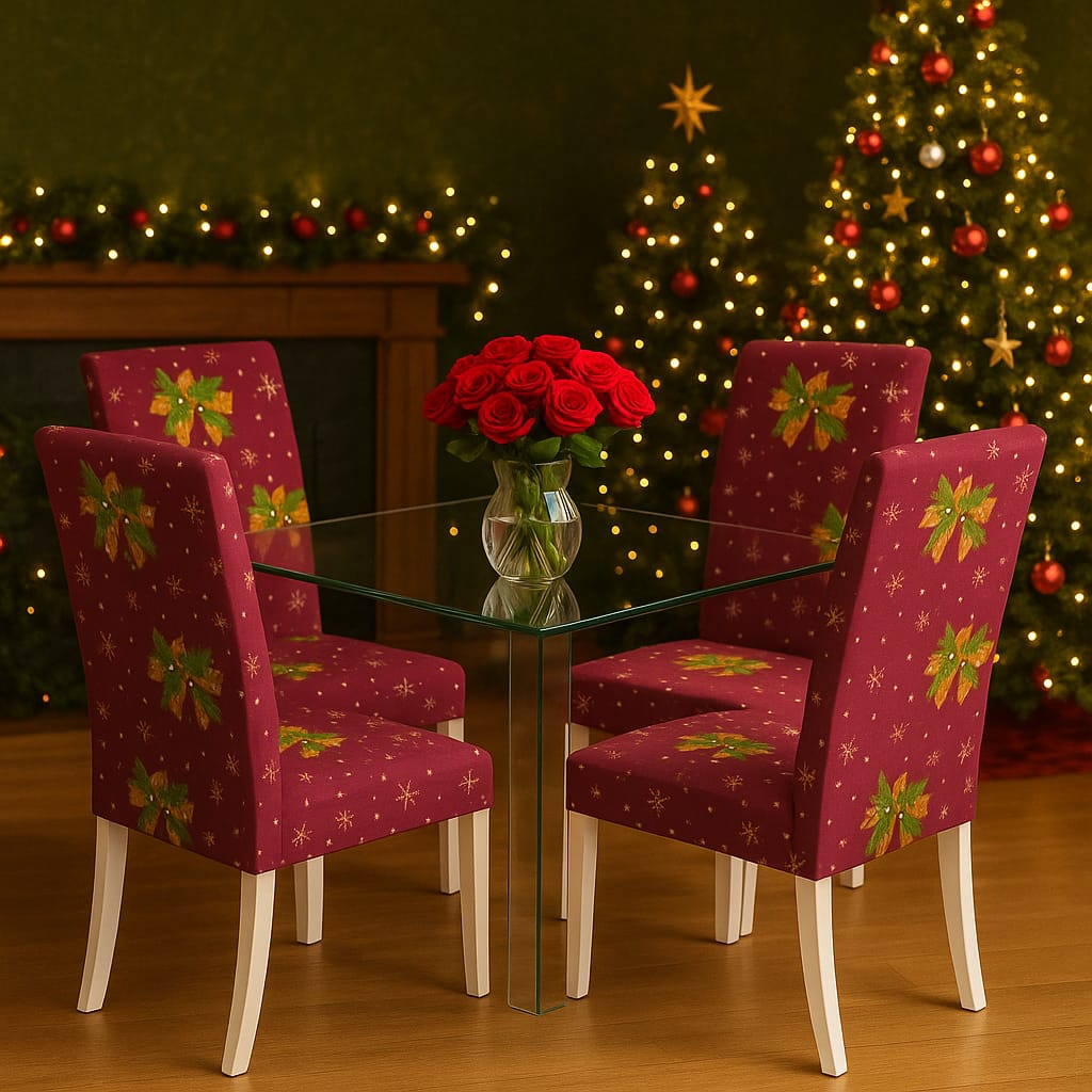 OFERTA EN FUNDAS PARA SILLAS EDICION NAVIDAD🎄🎄🦌🎅 GRATIS CENTRO DE MESA