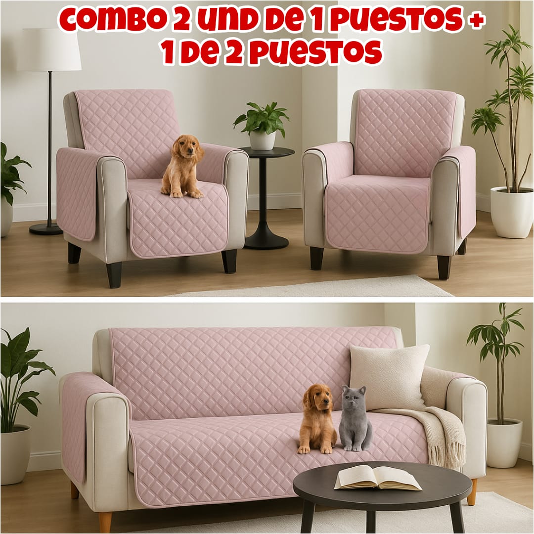 PROTECTORES PARA SOFAS OFERTA 2UNIDADES DE 1 PUESTO + 1 UNIDAD DE 2 PUESTOS⭐️⭐️⭐️⭐️⭐️5/5