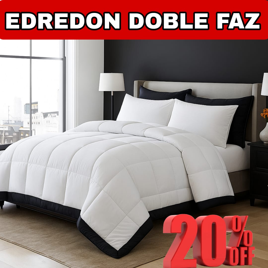 Edredones, cubrelechos PREMIUM Acolchados Doble Faz -10% Y -20% de descuento ⭐⭐⭐⭐⭐5/5