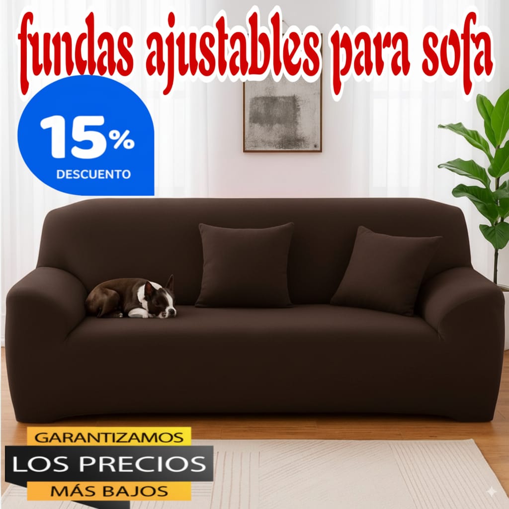 OFERTA EN FUNDAS AJUSTABLES -10% Y 15% DE DESCUENTO