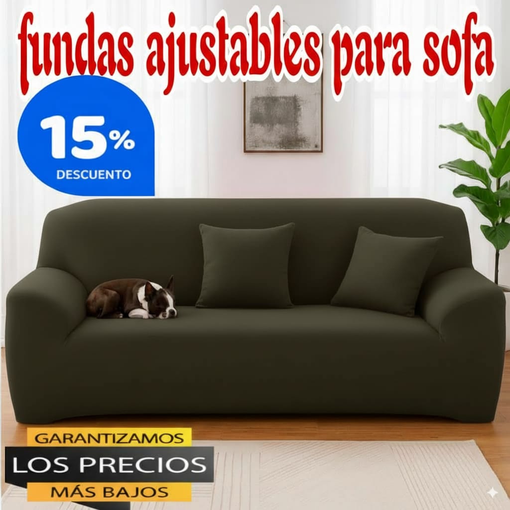 OFERTA EN FUNDAS AJUSTABLES -10% Y 15% DE DESCUENTO