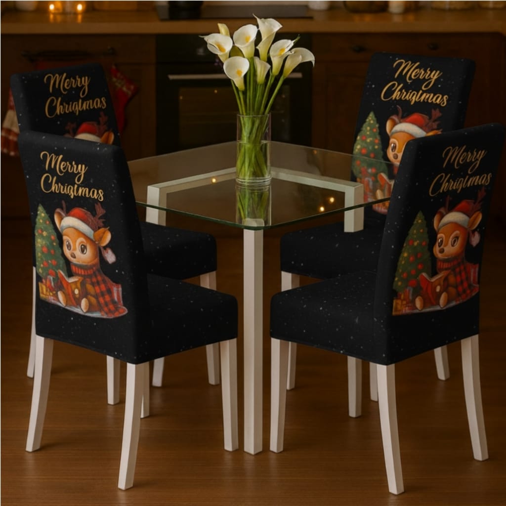 OFERTA EN FUNDAS PARA SILLAS EDICION NAVIDAD🎄🎄🦌🎅 GRATIS CENTRO DE MESA