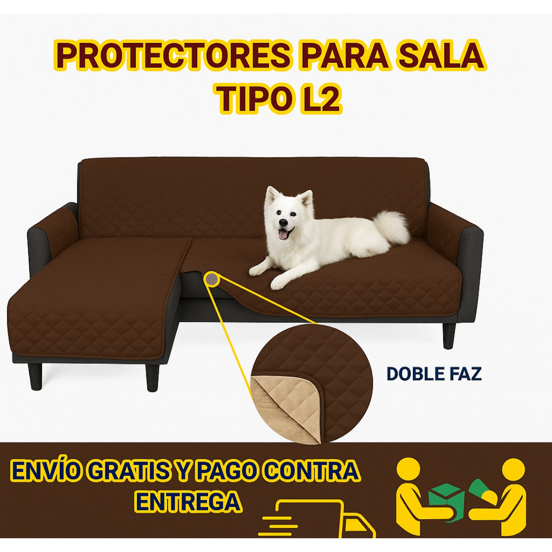 PROTECTOR PARA SOFA SALA L TIPO 2 SOFAS $139.900 + ENVIO GRATIS ⭐️⭐️⭐️⭐️⭐️5/5