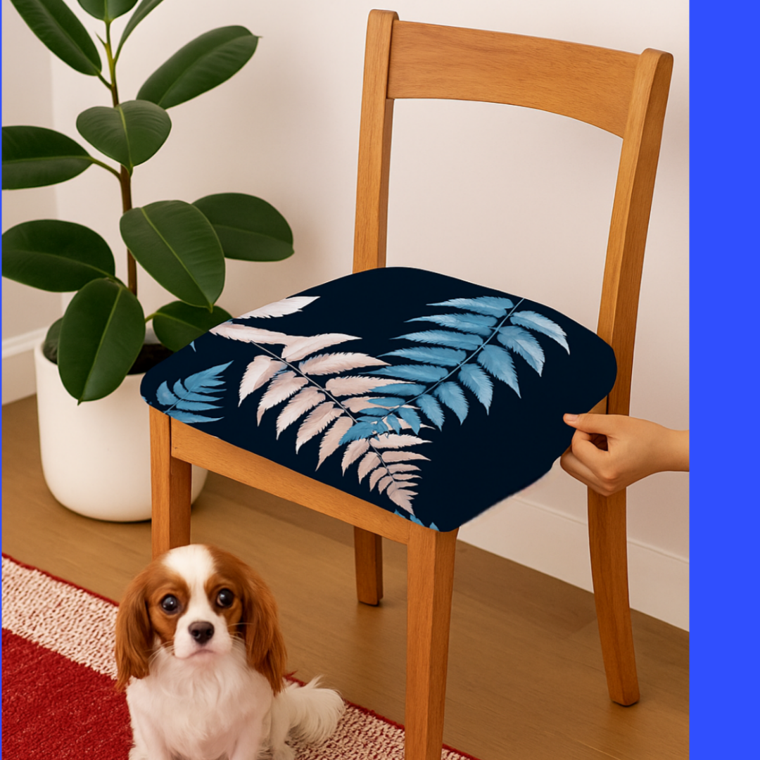 OFERTA EN FUNDAS PARA SILLAS DE COMEDOR SIN ESPALDAR ESTAMPADAS 5/5⭐️⭐️⭐️⭐️⭐️