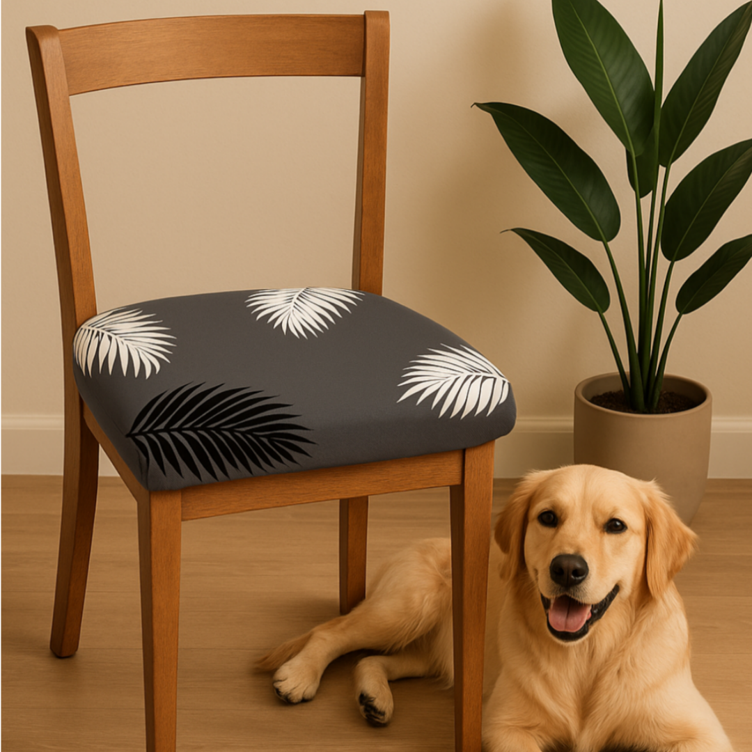 OFERTA EN FUNDAS PARA SILLAS DE COMEDOR SIN ESPALDAR ESTAMPADAS 5/5⭐️⭐️⭐️⭐️⭐️