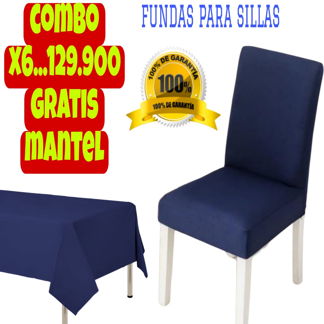 FUNDA AJUSTABLE PARA SILLAS DE COMEDOR 5/5⭐️⭐️⭐️⭐️⭐️