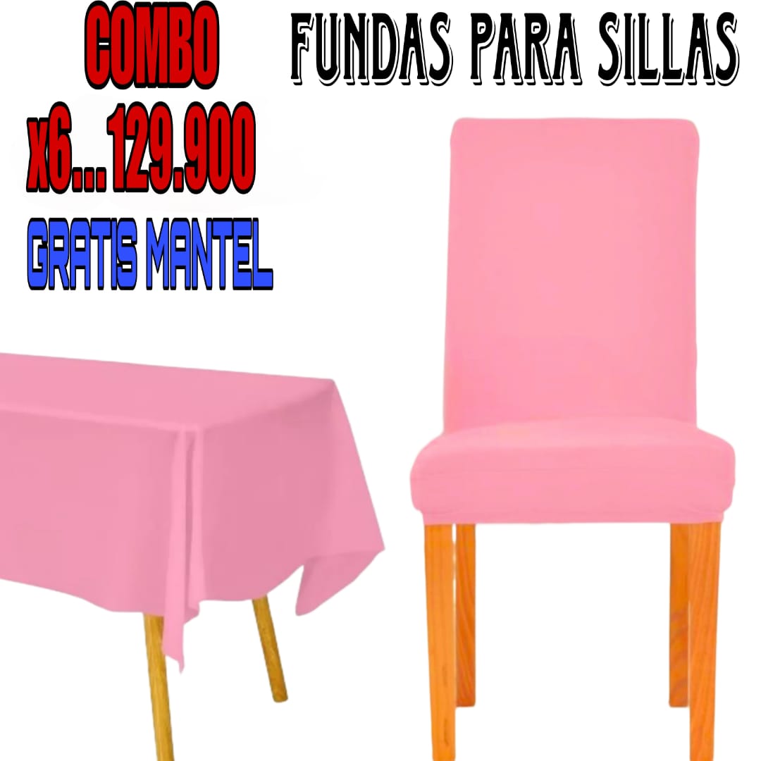 FUNDA AJUSTABLE PARA SILLAS DE COMEDOR COLOR PALO ROSA 5/5⭐️⭐️⭐️⭐️⭐️