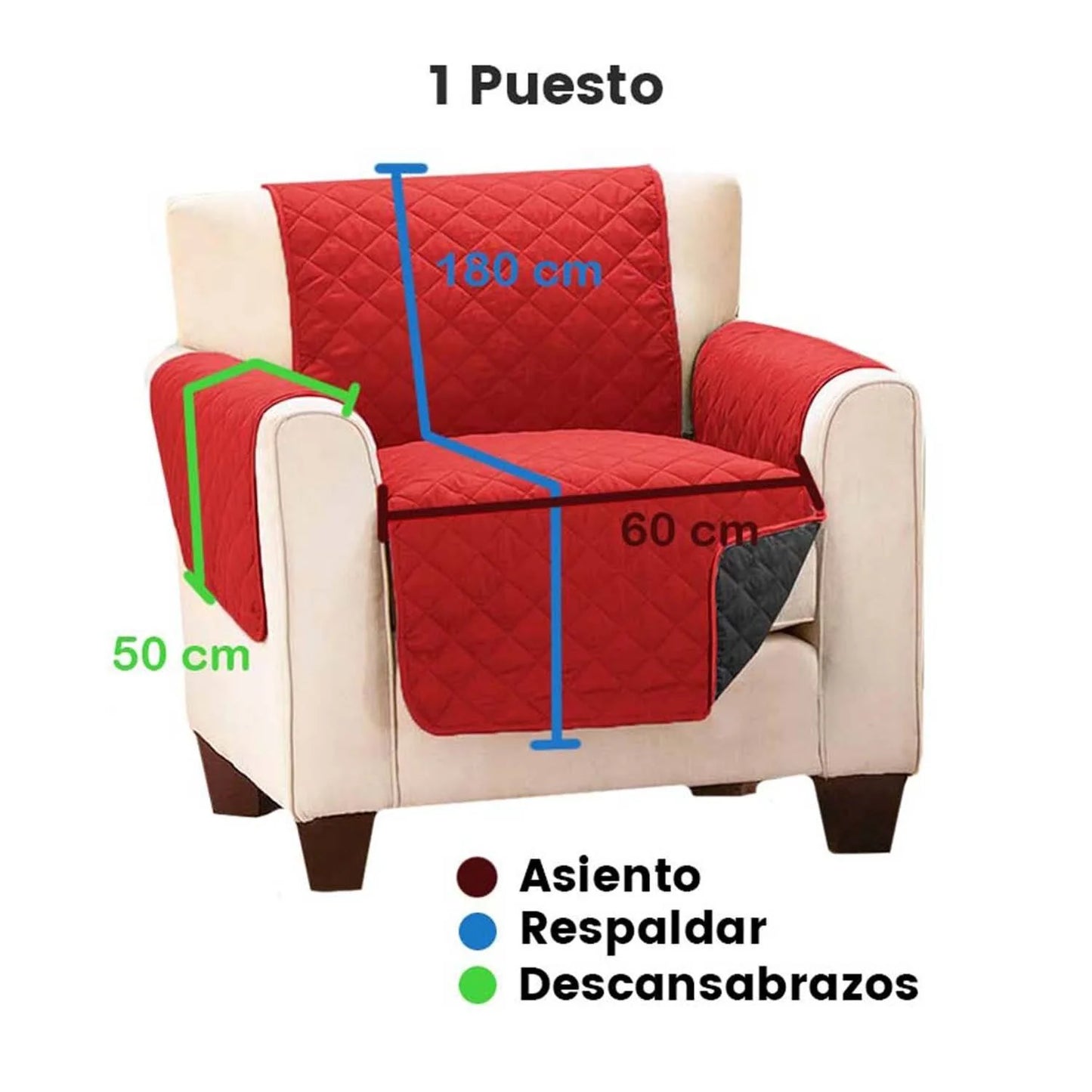 PROTECTOR PARA SOFA 1 PUESTO ⭐️⭐️⭐️⭐️⭐️5/5