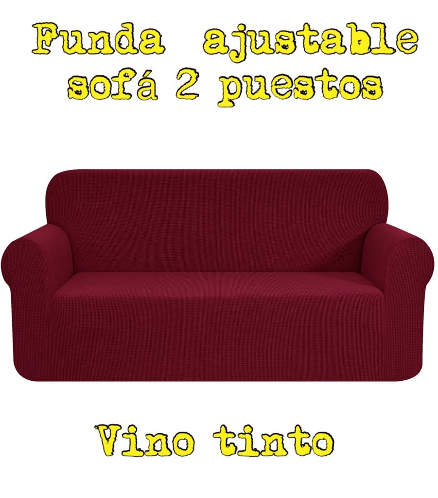 Funda PREMIUM para sofa color VINO TINTO ajustable 5/5 ⭐️⭐️⭐️⭐️⭐️