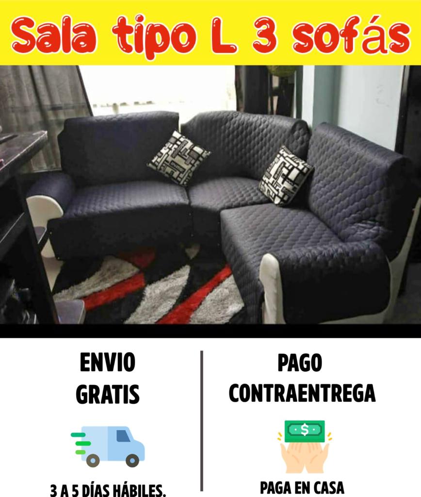 PROTECTOR PARA SOFA TIPO L 3 SOFAS ⭐️⭐️⭐️⭐️⭐️5/5