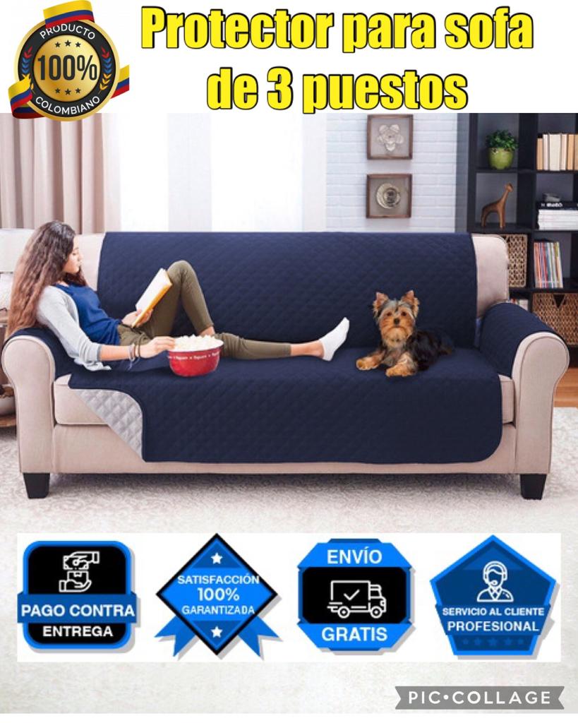 PROTECTOR DE SOFA 3 PUESTOS ⭐️⭐️⭐️⭐️⭐️5/5