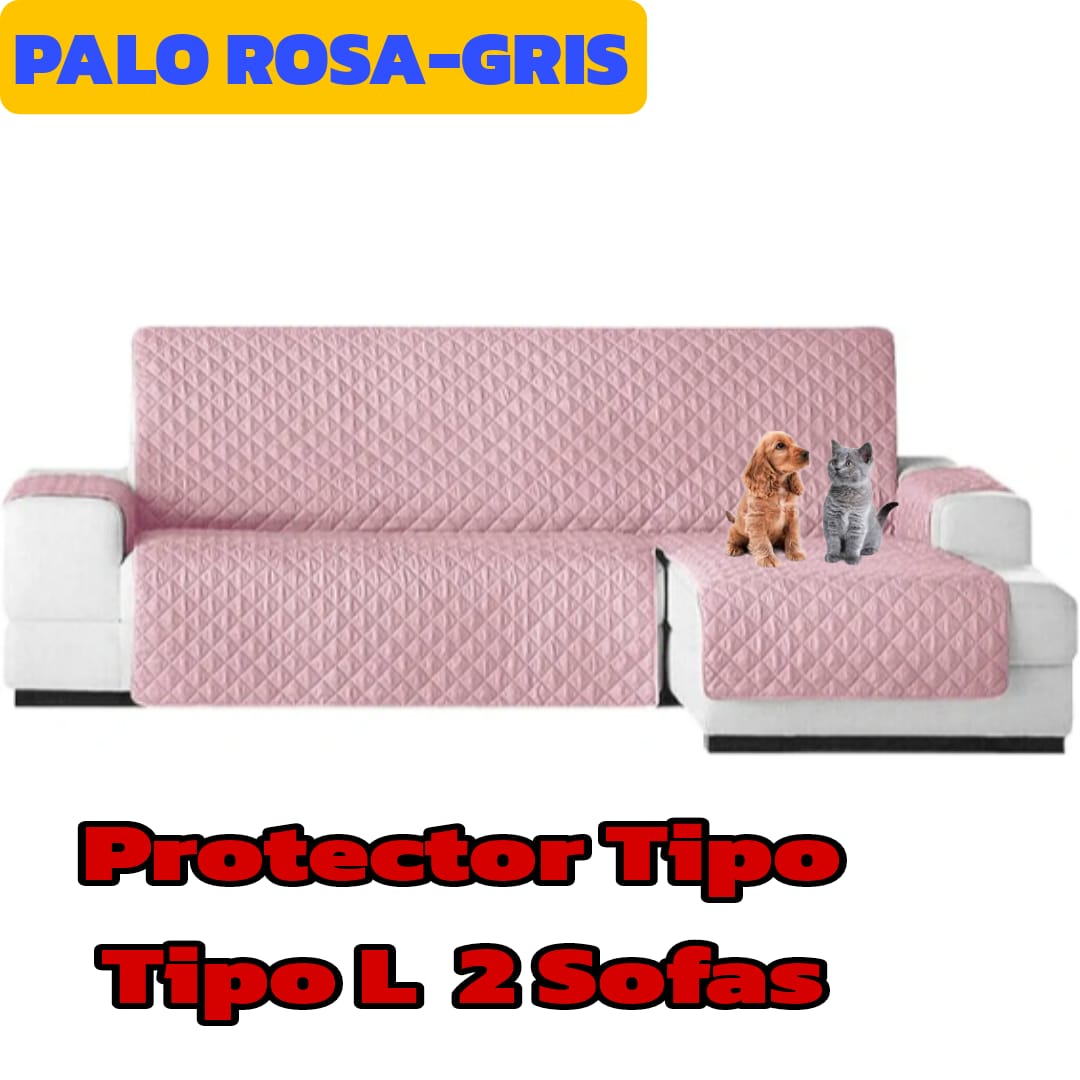 PROTECTOR PARA SOFA SALA L TIPO 2 SOFAS ⭐️⭐️⭐️⭐️⭐️5/5