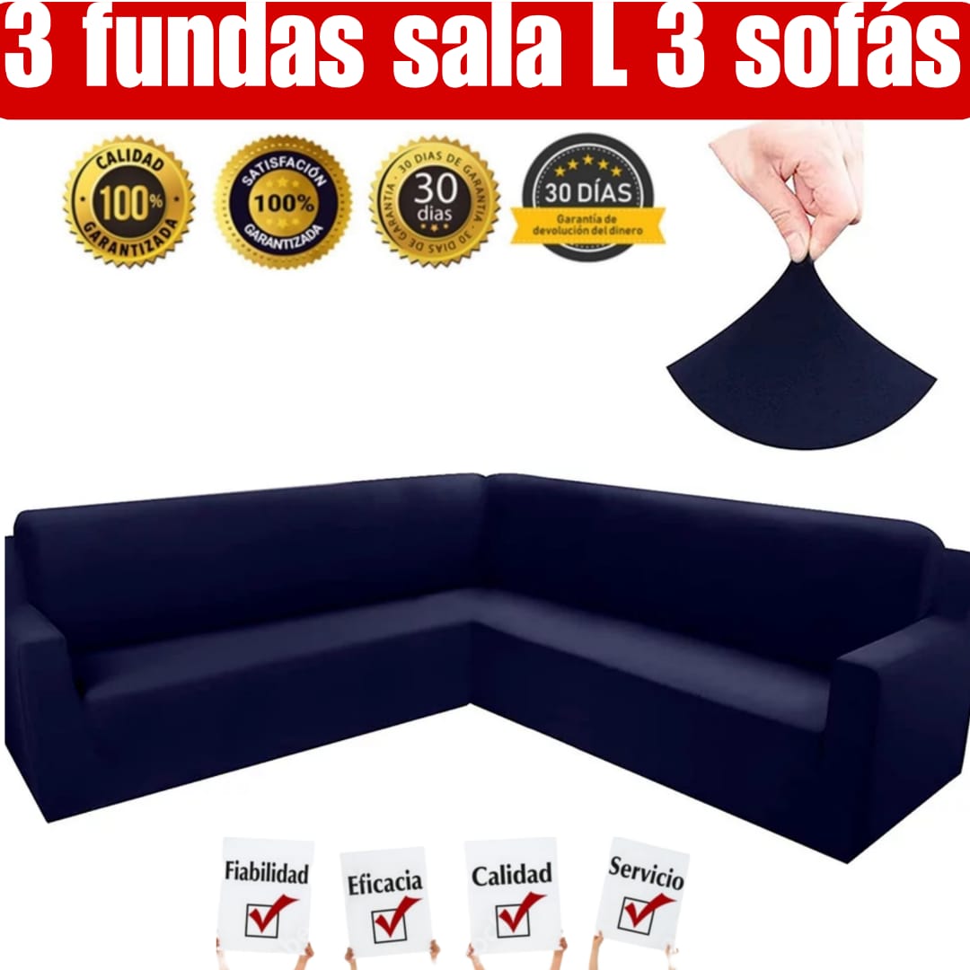 OFERTA EN FUNDAS AJUSTABLES  PARA SOFA ⭐️⭐️⭐️⭐️⭐️5/5