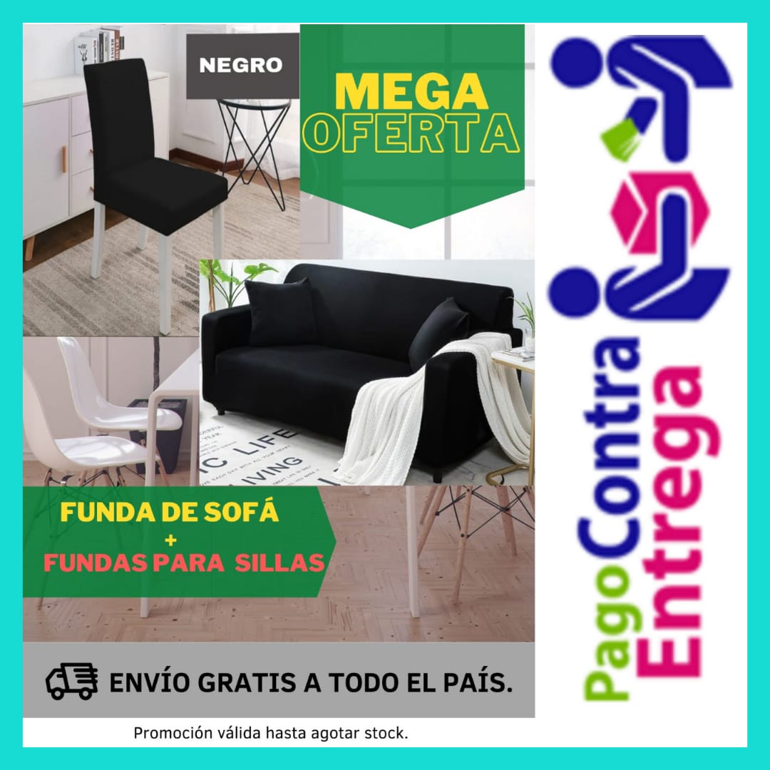 MEGA OFERTA FUNDAS PARA SOFA + FUNDAS PARA SILLAS ⭐⭐⭐⭐⭐5/5