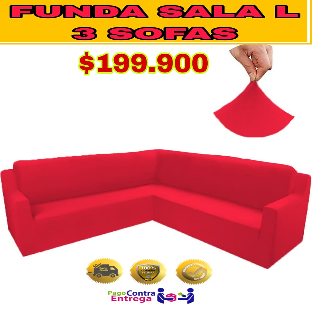 OFERTA EN FUNDAS AJUSTABLES  PARA SOFA ⭐️⭐️⭐️⭐️⭐️5/5