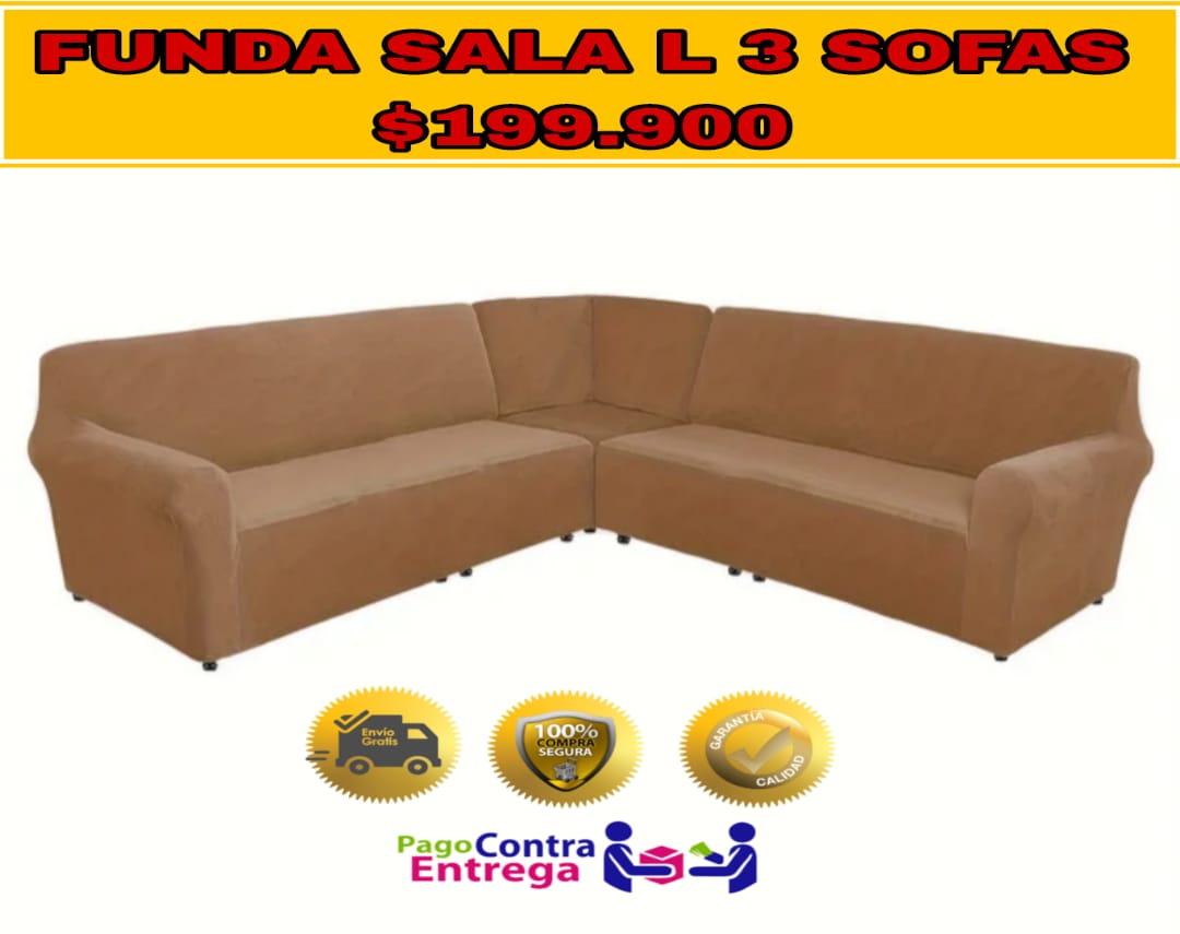 OFERTA EN FUNDAS AJUSTABLES  PARA SOFA ⭐️⭐️⭐️⭐️⭐️5/5