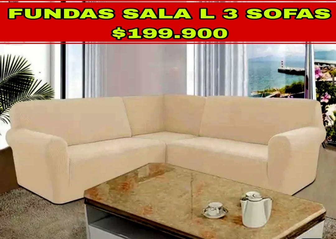 OFERTA EN FUNDAS AJUSTABLES  PARA SOFA ⭐️⭐️⭐️⭐️⭐️5/5