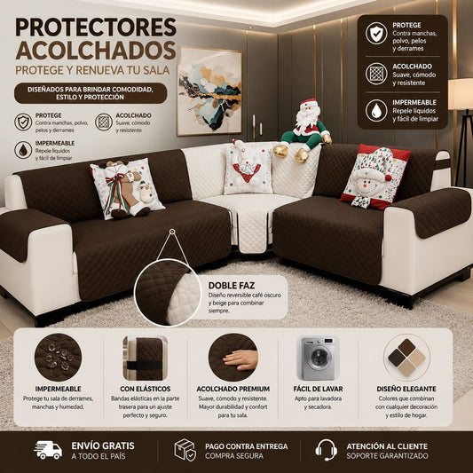 PROTECTOR PARA SOFA TIPO L 3 SOFAS  $149.900 + ENVIO GRATIS⭐️⭐️⭐️⭐️⭐️5/5