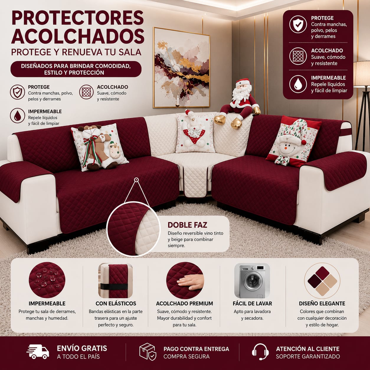 OFERTA EN PROTECTORES PARA SOFAS ⭐️⭐️⭐️⭐️⭐️5/5 PRECIOS DE FABRICA