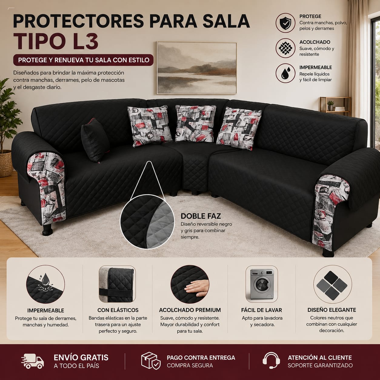 OFERTA EN PROTECTORES PARA SOFAS ⭐️⭐️⭐️⭐️⭐️5/5 PRECIOS DE FABRICA