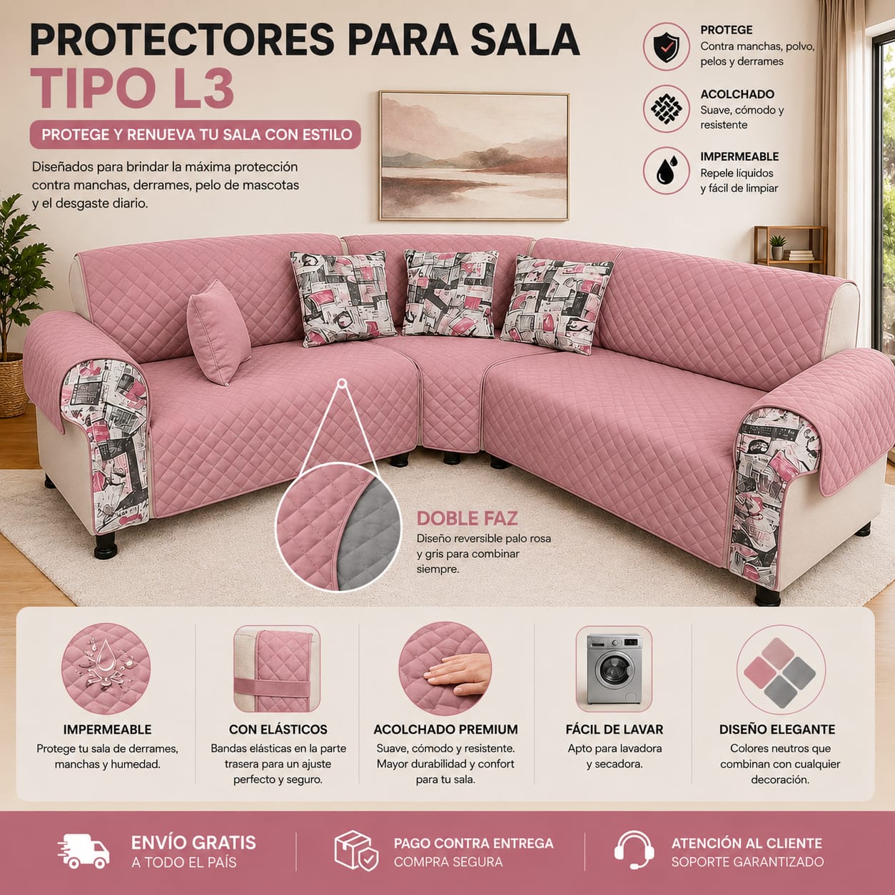 OFERTA EN PROTECTORES PARA SOFAS ⭐️⭐️⭐️⭐️⭐️5/5 PRECIOS DE FABRICA
