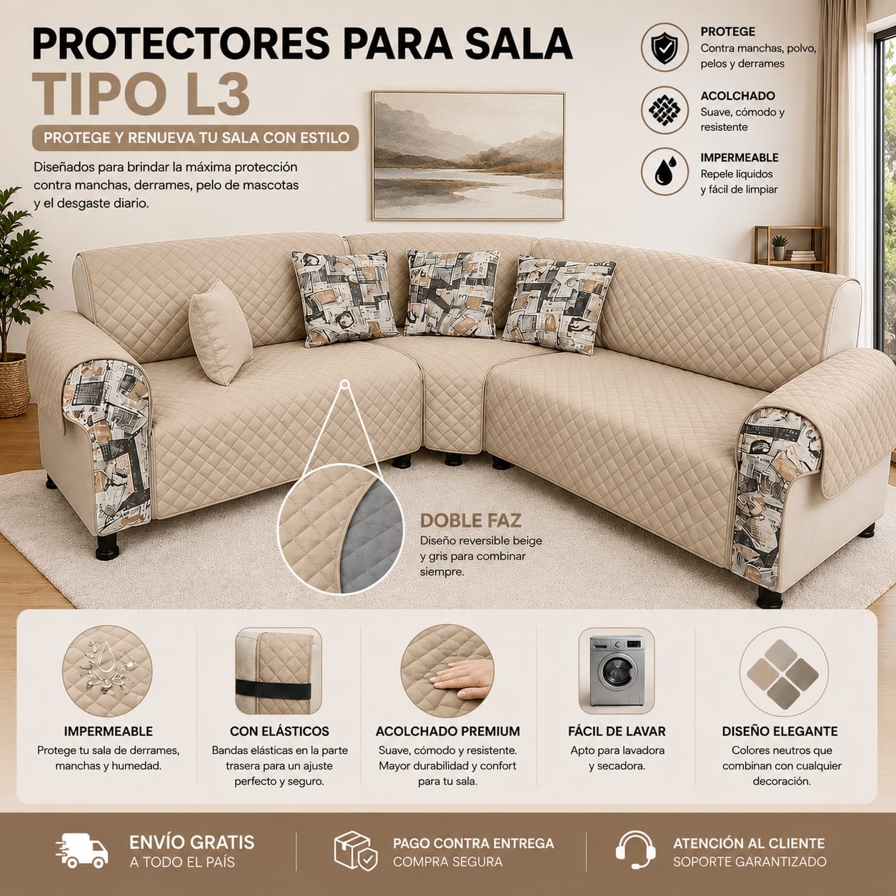 OFERTA EN PROTECTORES PARA SOFAS ⭐️⭐️⭐️⭐️⭐️5/5 PRECIOS DE FABRICA