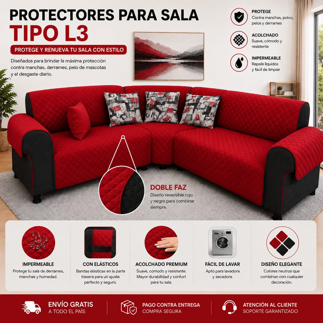 OFERTA EN PROTECTORES PARA SOFAS ⭐️⭐️⭐️⭐️⭐️5/5 PRECIOS DE FABRICA