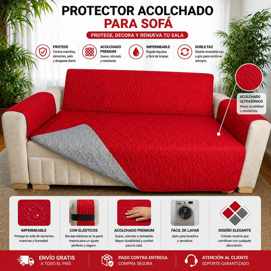 PROTECTOR DE SOFA 3 PUESTOS 89.900 + ENVIO GRATIS ⭐️⭐️⭐️⭐️⭐️5/5