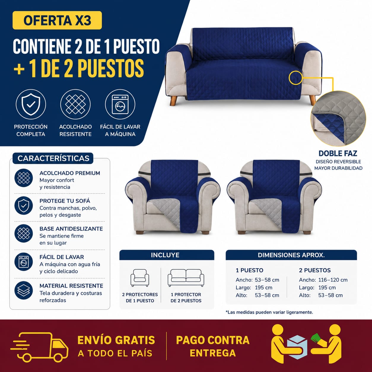 OFERTA EN PROTECTORES PARA SOFAS ⭐️⭐️⭐️⭐️⭐️5/5 PRECIOS DE FABRICA