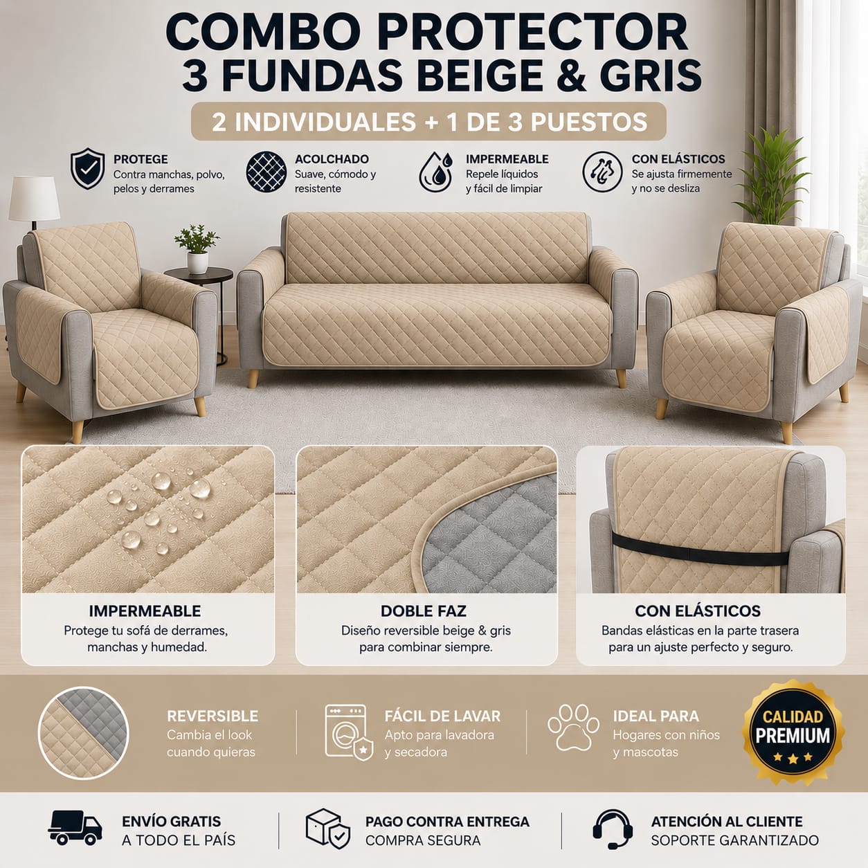 OFERTA EN PROTECTORES PARA SOFAS ⭐️⭐️⭐️⭐️⭐️5/5 PRECIOS DE FABRICA