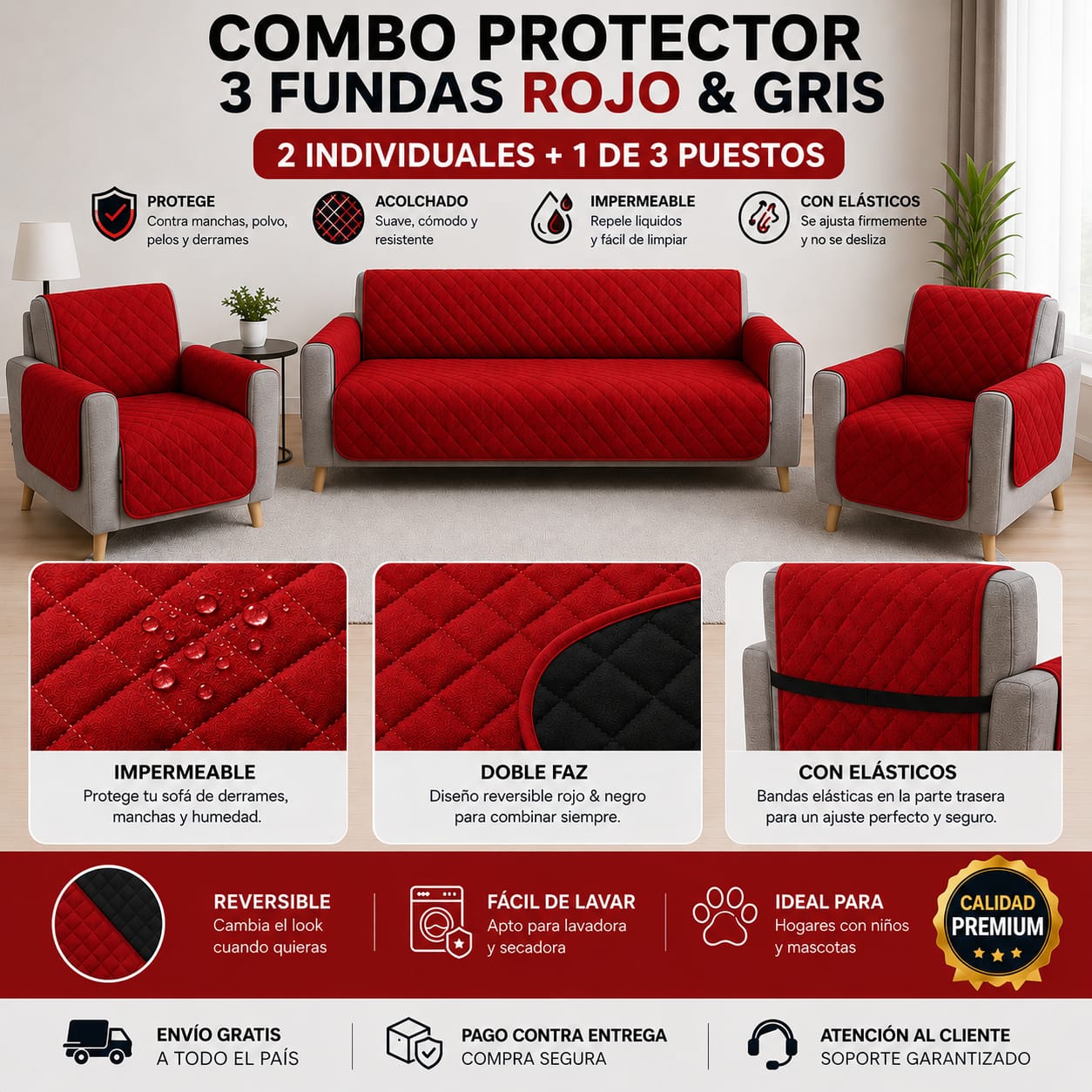 OFERTA EN PROTECTORES PARA SOFAS ⭐️⭐️⭐️⭐️⭐️5/5 PRECIOS DE FABRICA