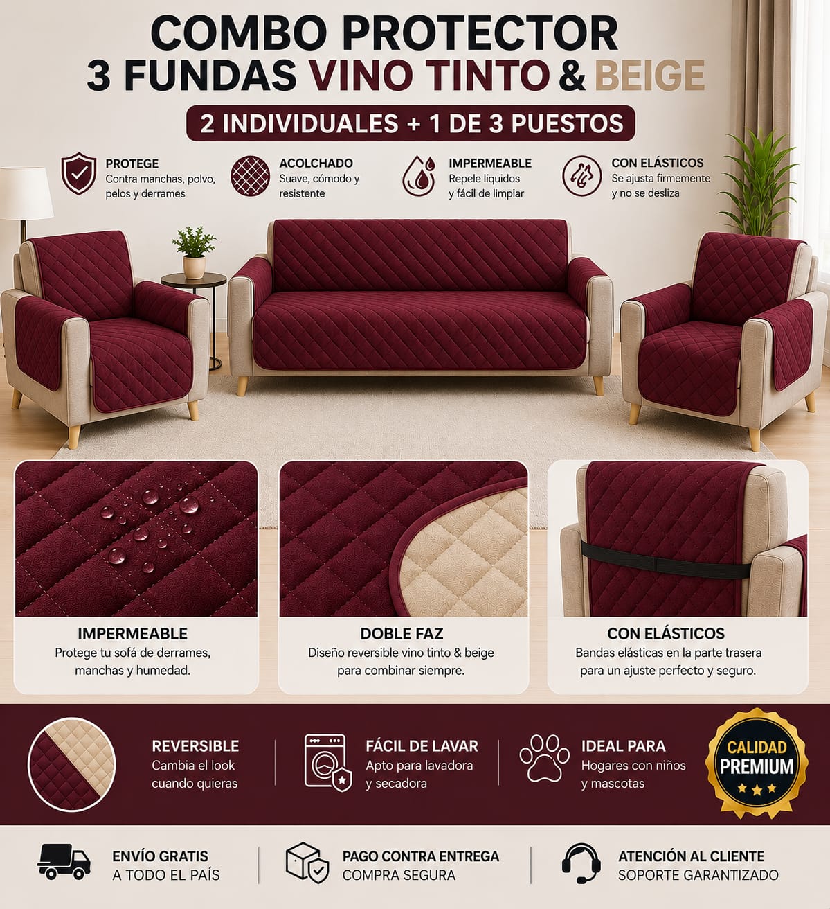 OFERTA EN PROTECTORES PARA SOFAS ⭐️⭐️⭐️⭐️⭐️5/5 PRECIOS DE FABRICA