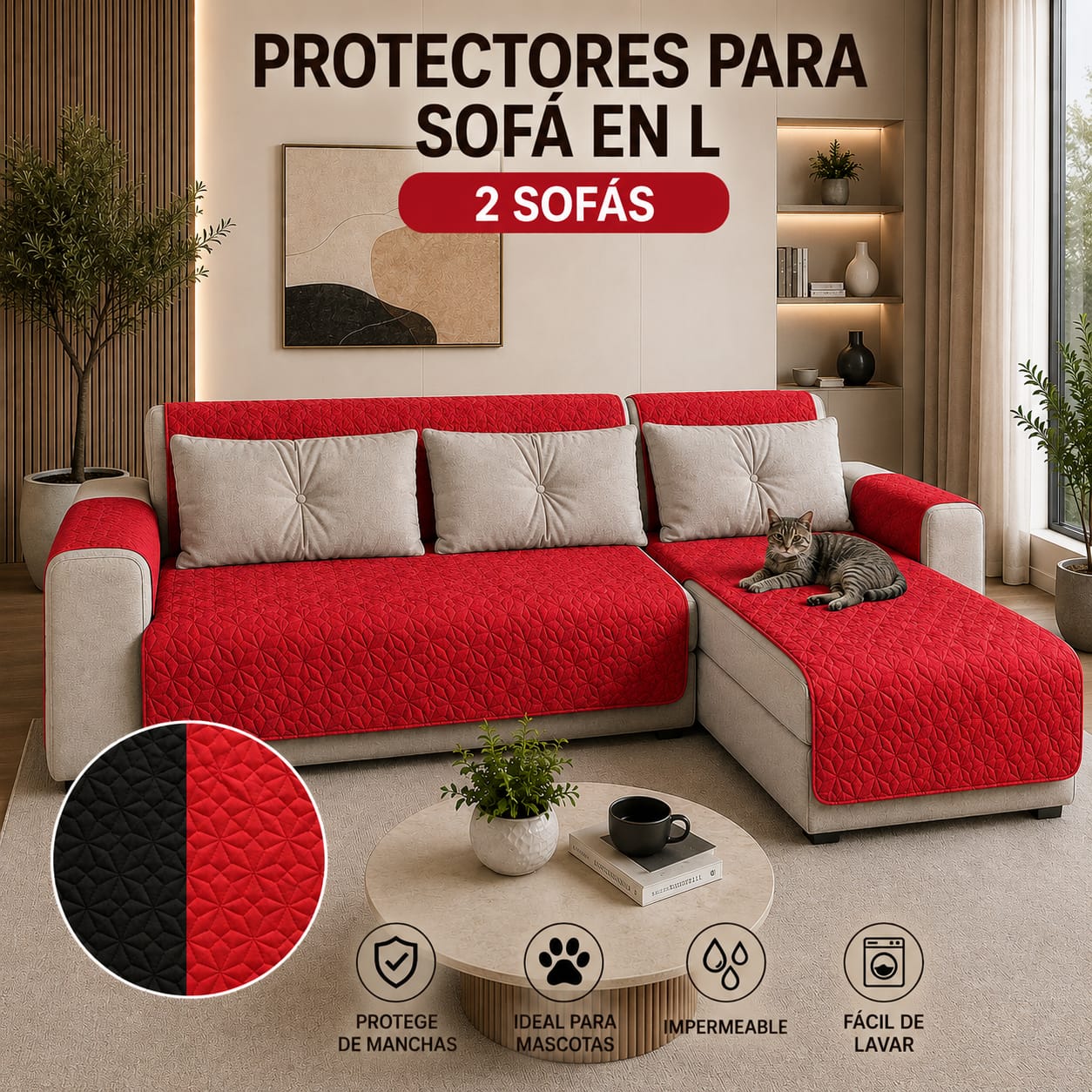 OFERTA EN PROTECTORES PARA SOFAS ⭐️⭐️⭐️⭐️⭐️5/5 PRECIOS DE FABRICA