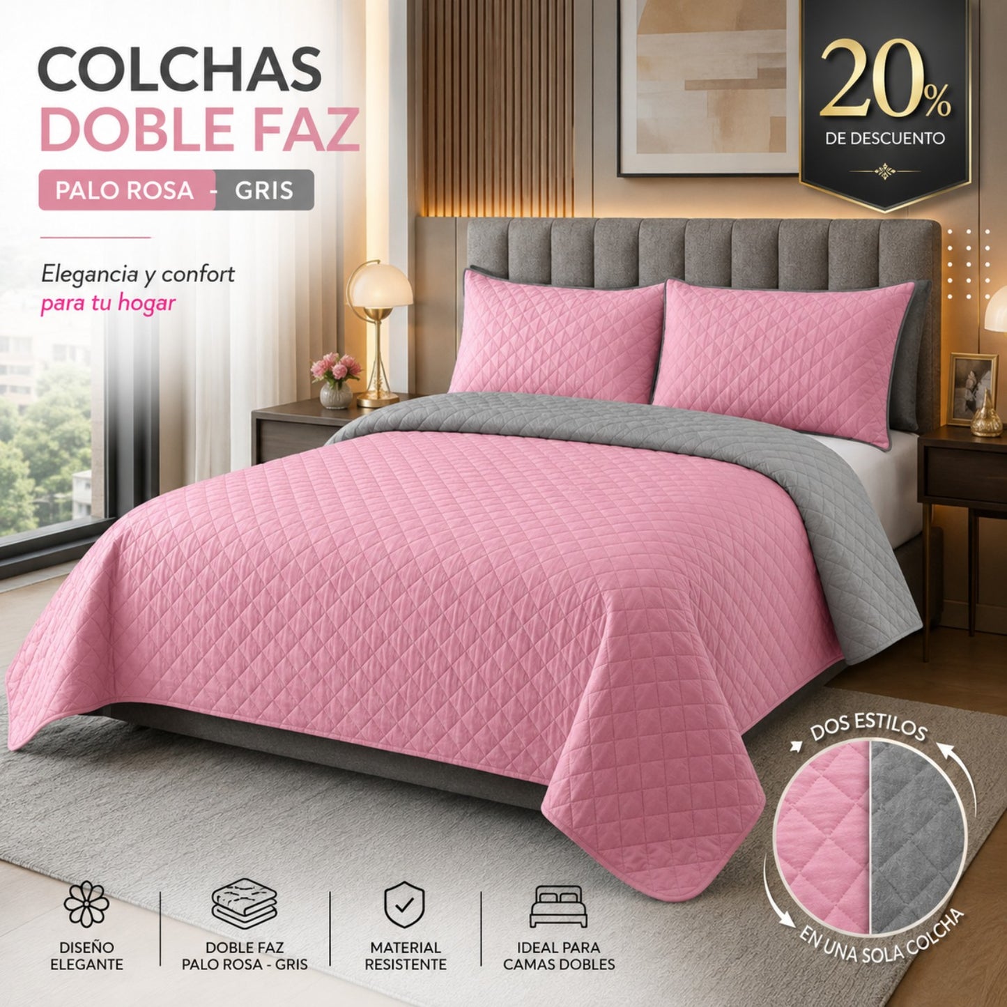 PROMOCION EN COLCHAS PREMIUM DOBLE FAZ 5/5⭐️⭐️⭐️⭐️⭐️