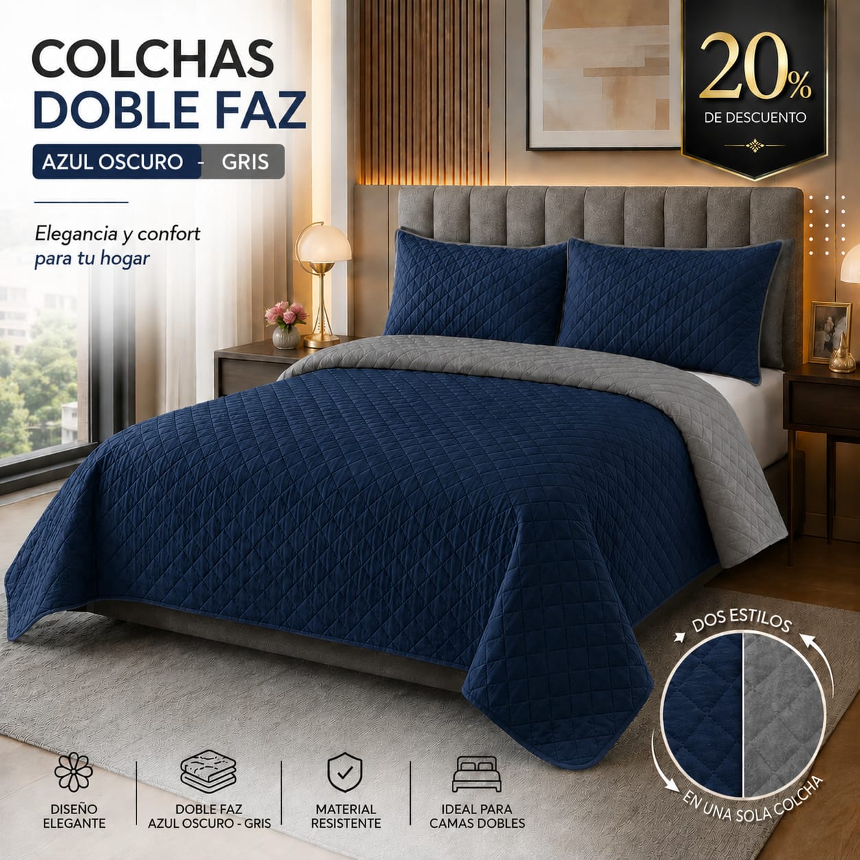 PROMOCION EN COLCHAS PREMIUM DOBLE FAZ 5/5⭐️⭐️⭐️⭐️⭐️
