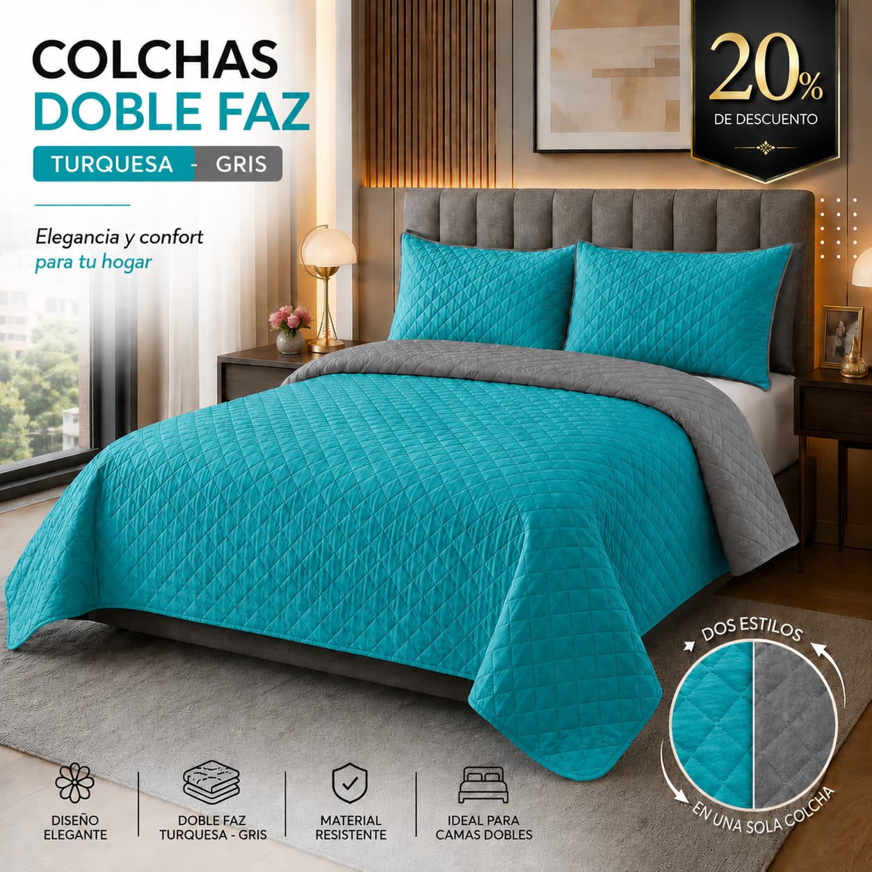 PROMOCION EN COLCHAS PREMIUM DOBLE FAZ 5/5⭐️⭐️⭐️⭐️⭐️