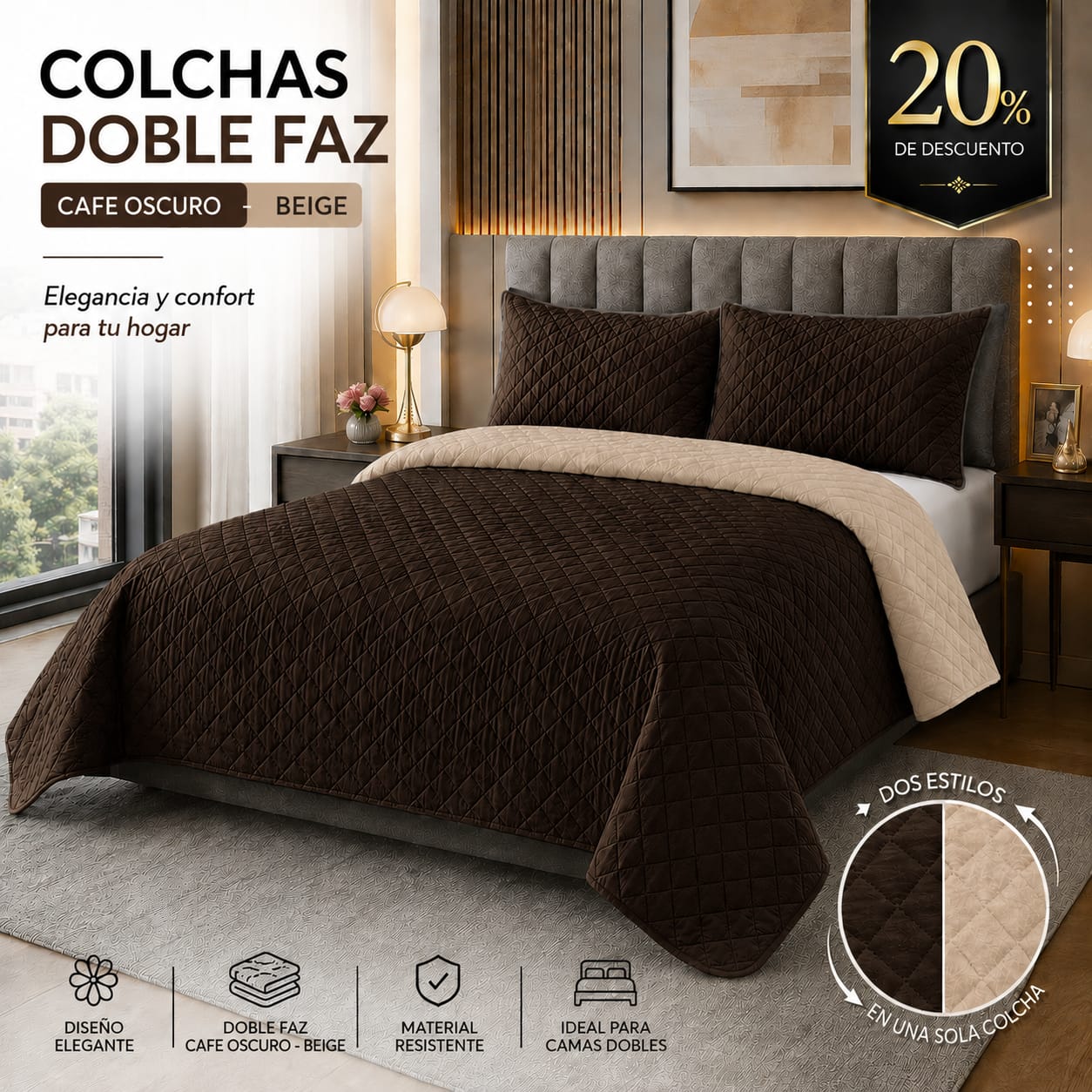 PROMOCION EN COLCHAS PREMIUM DOBLE FAZ 5/5⭐️⭐️⭐️⭐️⭐️