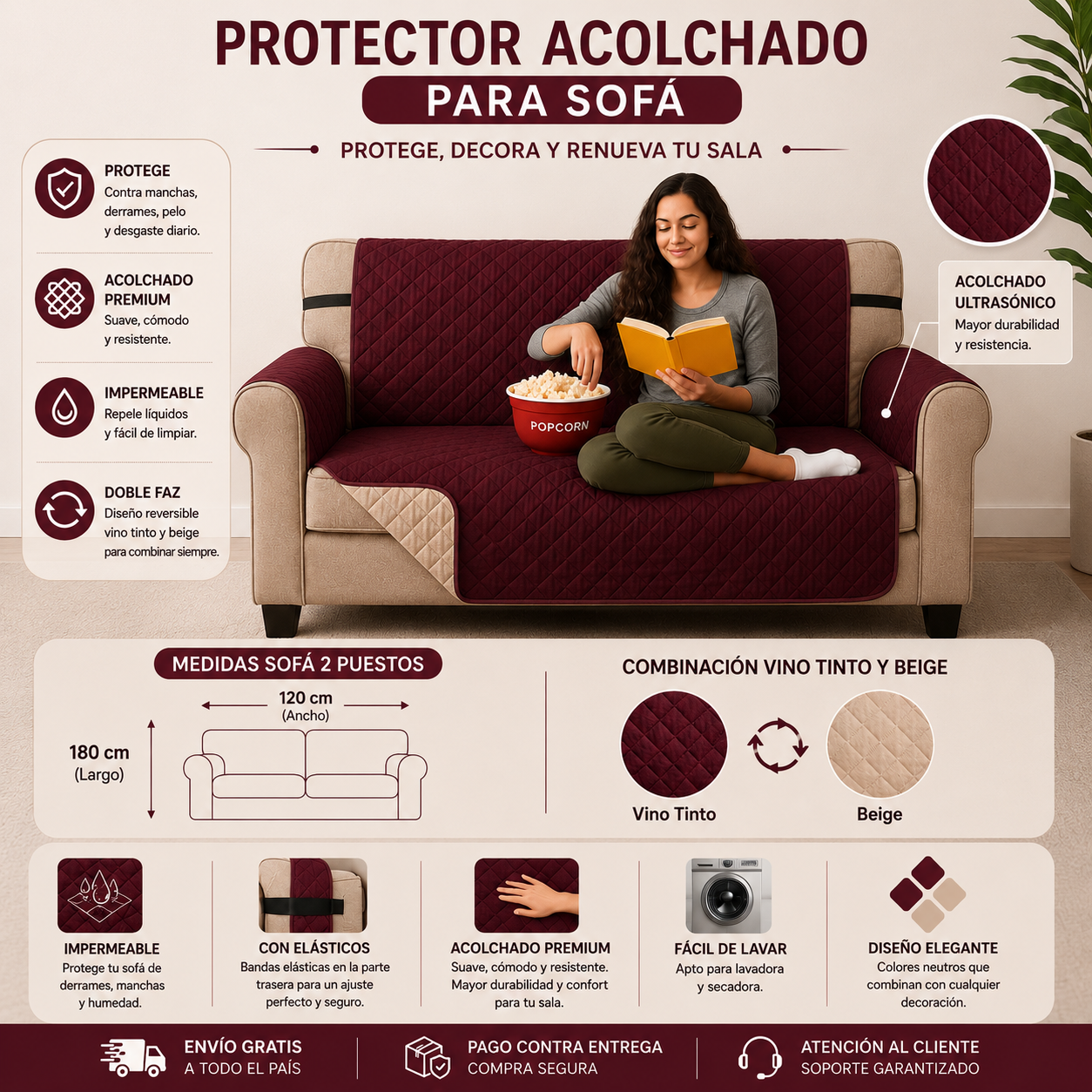 OFERTA EN PROTECTORES PARA SOFAS ⭐️⭐️⭐️⭐️⭐️5/5 PRECIOS DE FABRICA