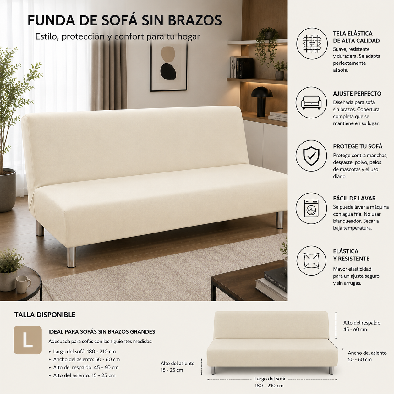 OFERTA EN FUNDAS PREMIUM PARA SOFA CAMA 5/5 ⭐️⭐️⭐️⭐️⭐️