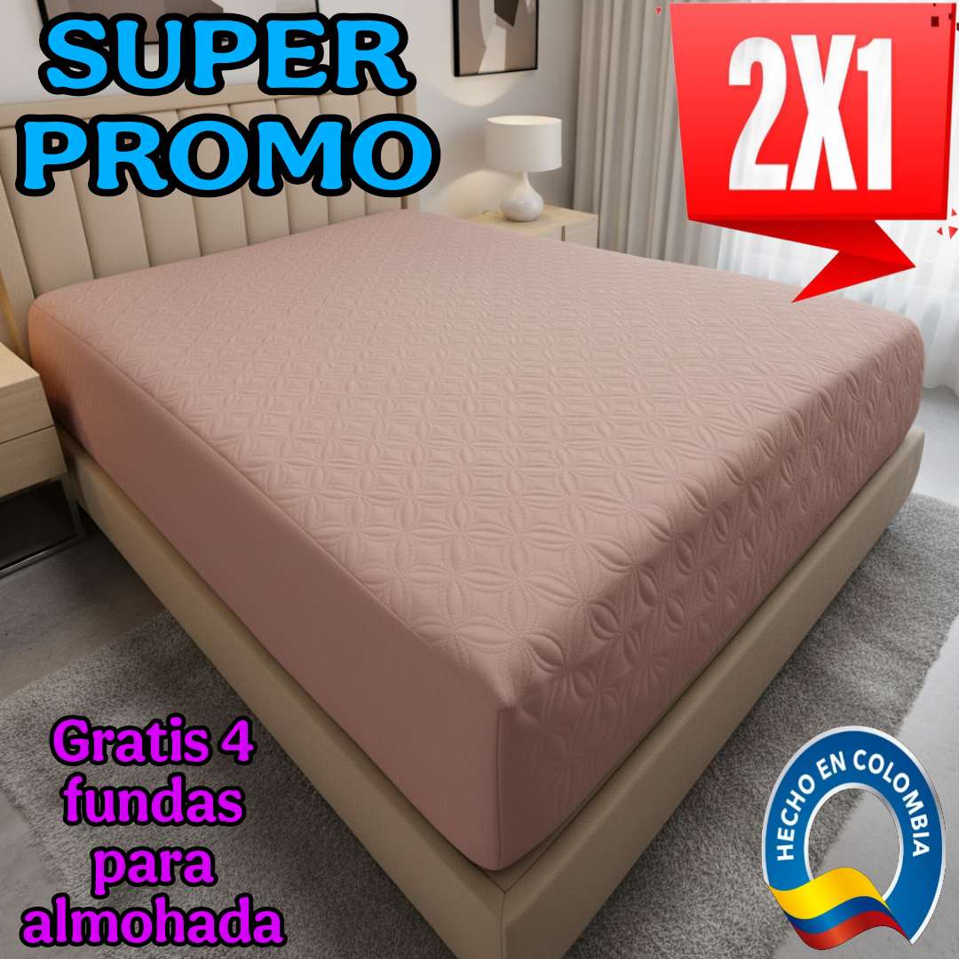 OFERTA EN CUBRE COLCHON PAGUE 1 LLEVE 2 ⭐⭐⭐⭐⭐5/5