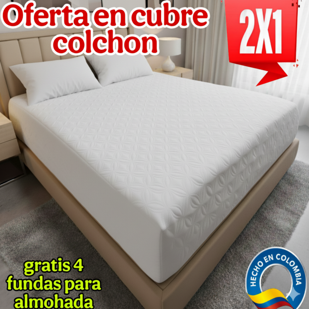 OFERTA EN CUBRE COLCHON PAGUE 1 LLEVE 2 ⭐⭐⭐⭐⭐5/5